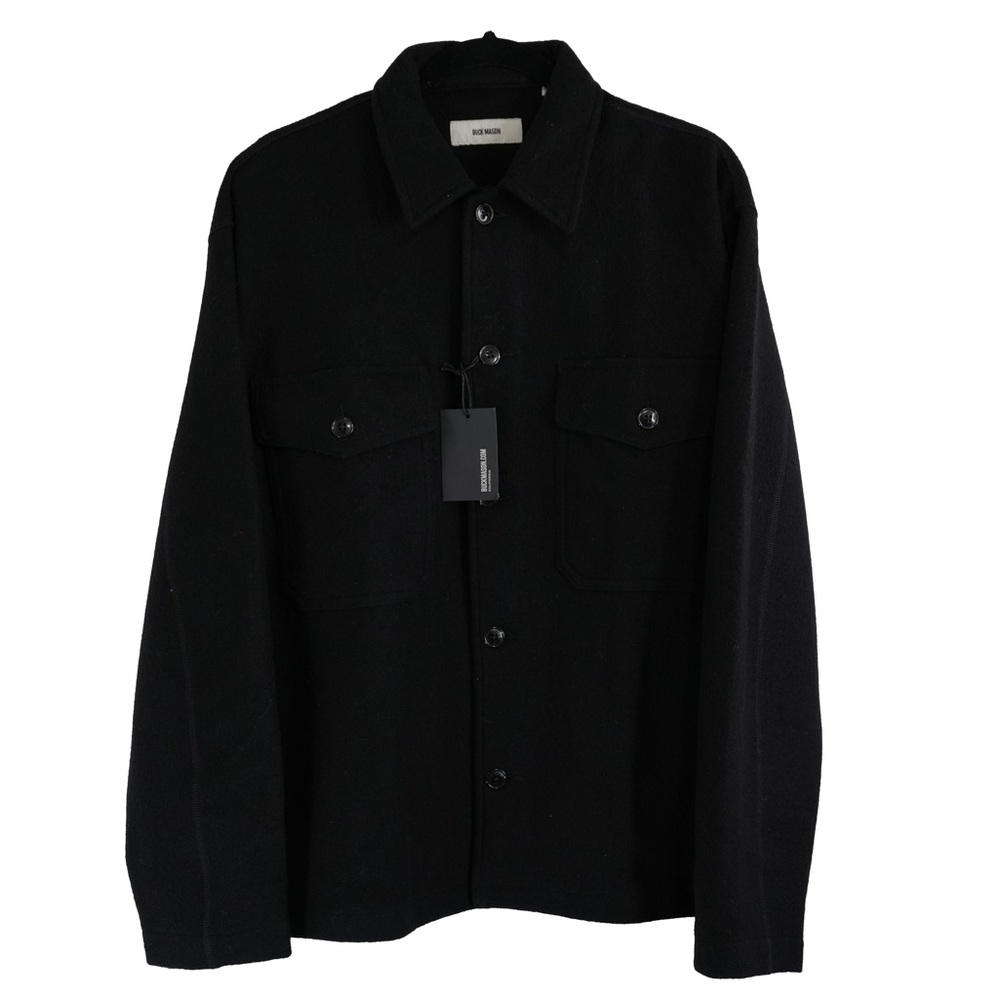 Buck Mason Men’s Black Felted Field Shirt